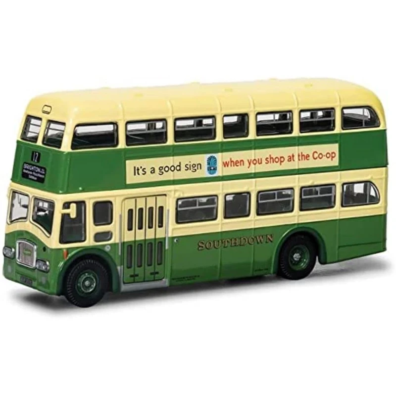 Corgi Diecast Model Vehicles - OM41914 Leyland PD3 'Queen Mary' Southdown, Men & Women Souvenir Gifts from UK - Small Die Cast Toy Bus Models for Boys, Gift for Motor Enthusiasts
