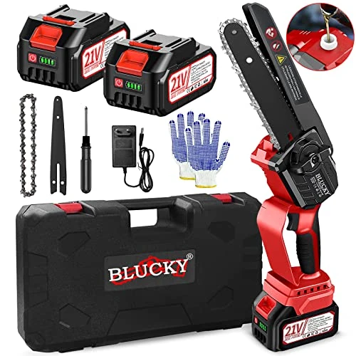 Cordless Pressure Washer, 6 in 1 Portable Power Washer, cordless power washer with 2 Battery, Battery Pressure Washer with 5M for Car/Floor/Garden Cleaning & Watering (Red)