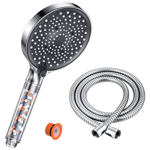 Filter Shower Head and Hose, Shower Hose and Head with 1.6M Shower Hose
