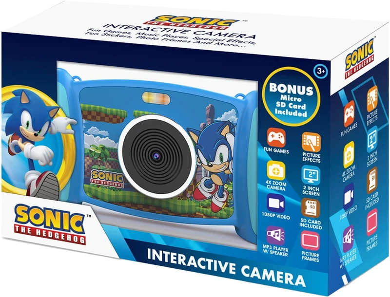 Kids Licensing Sonic Interactive Digital Camera - Black