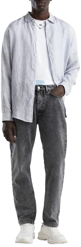 United Colors of Benetton Men's Pantalone 4YCJUE016 Jeans, Nero 700,