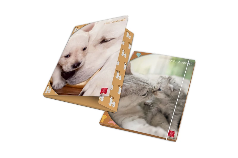 Briefcase 3 Flap Back 1,2; Pigna Sweet Puppies, Pack of 6 - Image 1