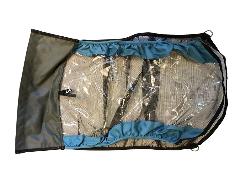 Hamax Front Window for Avenida One Trailer: Petrol