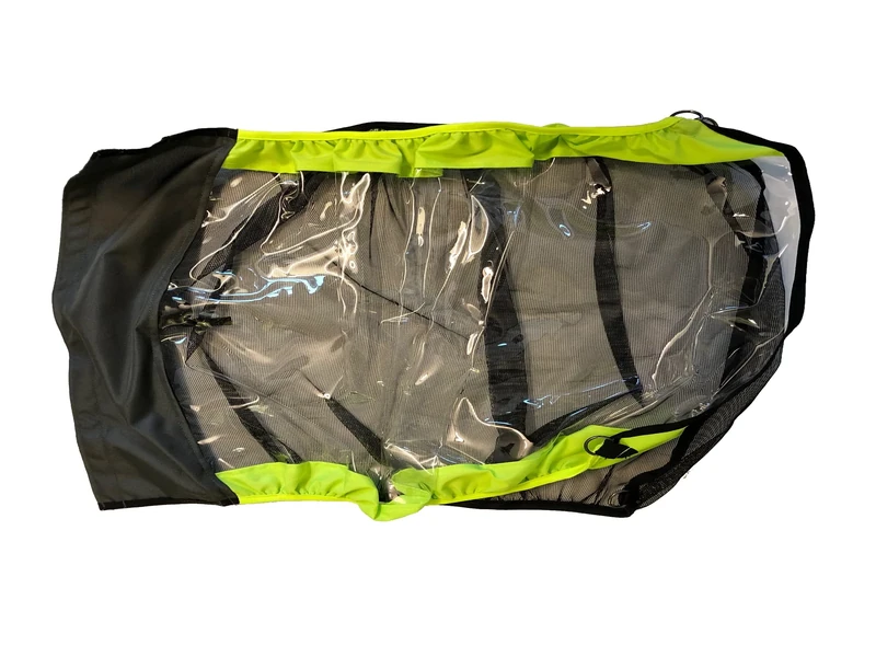 Hamax Front Window for Avenida One Trailer: Lime - Image 1