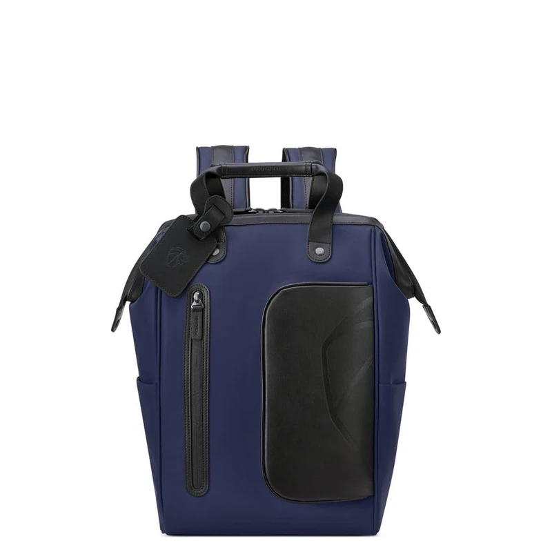 Delsey Paris Peugeot Voyages Soft Travel Backpack - Navy Blue