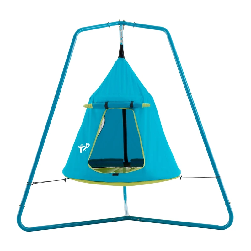 TP Toys | UFO Den and Metal Frame | Outdoor & Garden Den/Swing | For Kids 2+ | Built Dimensions 190 x 182 x 159cm | Perfect for Small Gardens