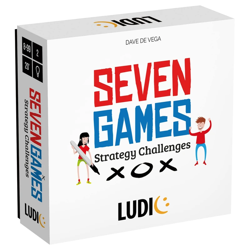 Ludic Seven Games Strategy Game Mu25916 - 2 Player Family Game