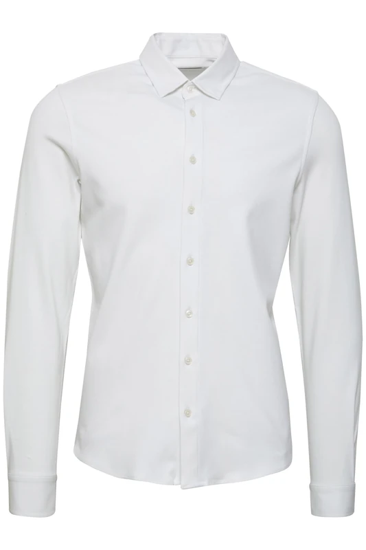 CASUAL FRIDAY Men's Cfarthur LS Bu Jersey Shirt, 110601/Bright White, XL