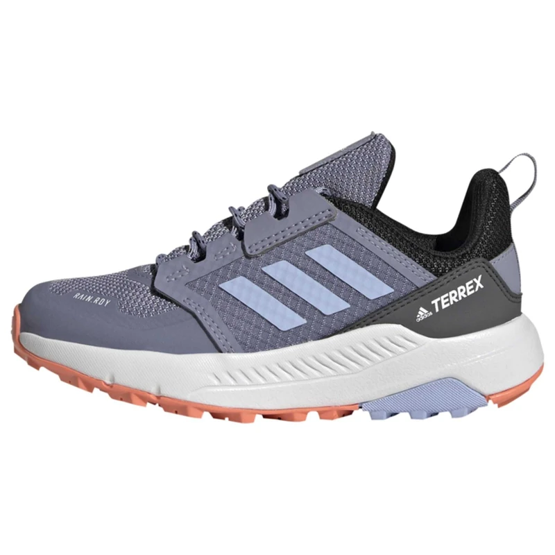 adidas Terrex Trailmaker Rain.rdy Hiking Shoes, Unisex Children's Hiking Shoes, Silver Violet Blue Dawn Core Black, 3.5 UK