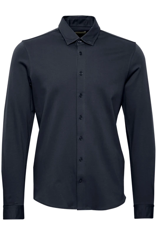CASUAL FRIDAY - CFArthur LS BU Jersey Shirt - Shirt - 20504841, Dark Navy (194013), S