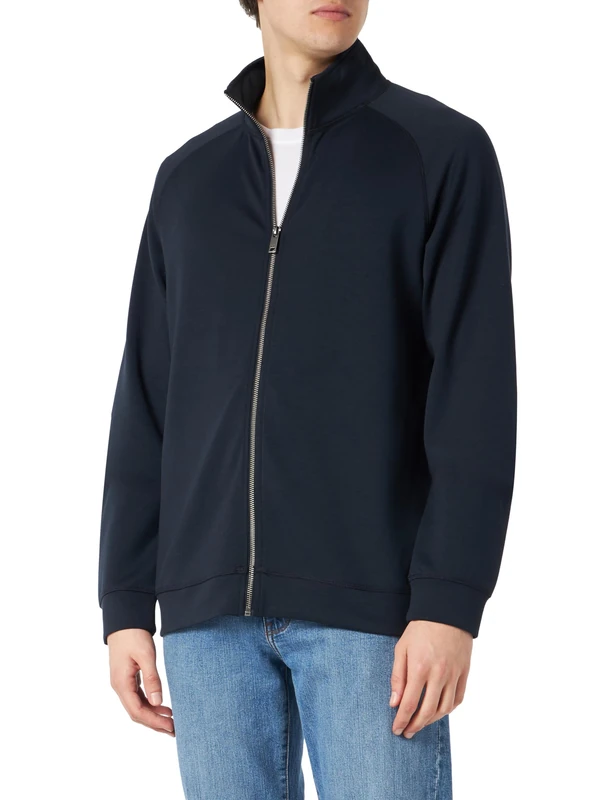 CASUAL FRIDAY Men's Cfsigurd 0096 Zipthrough Sweatshirt, 194013/Dark Navy, S