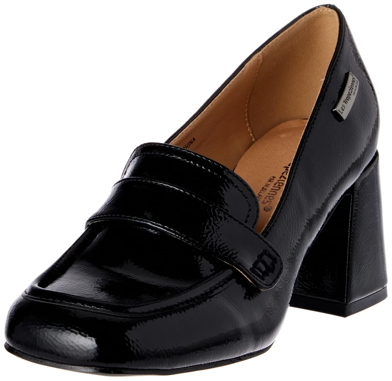 LES TROPEZIENNES PAR M.BELARBI Women's Demyos Fashion Boot, Shiny Black, 3.5 UK