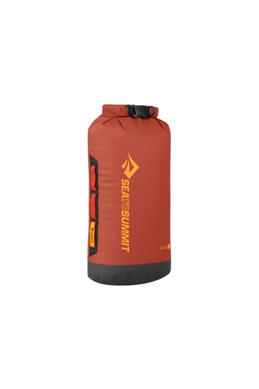 Sea to Summit - Big River Dry Bag M 13L - Waterproof - Roll-Top - Resistant Fabric - Grab Handles, Lash Point & D-Ring - For Kayaking & Motorcycle Touring - 22 x 20 x 44cm - Picante Red - 192g