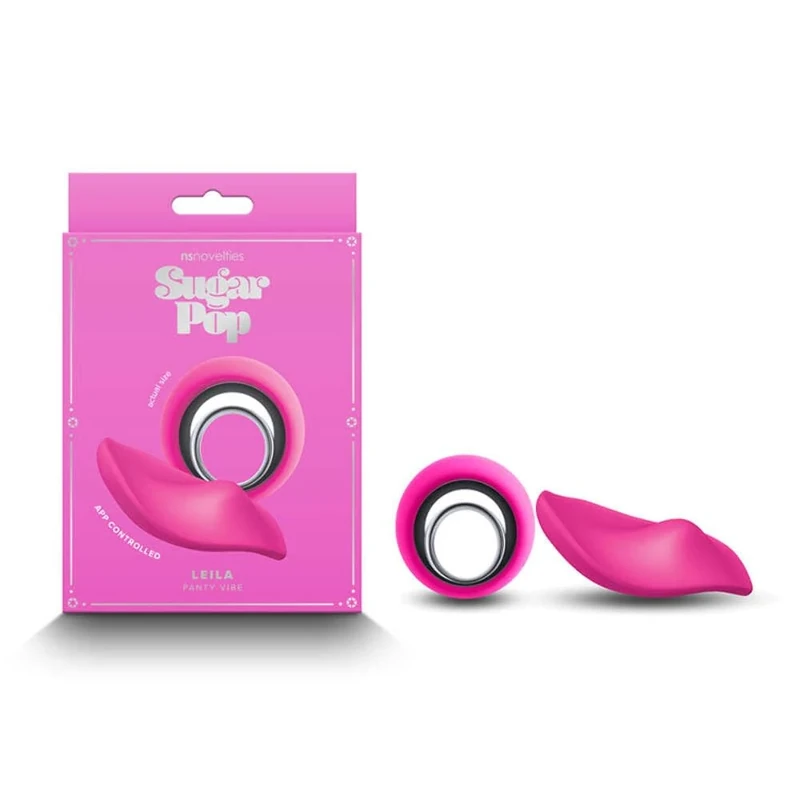 NS Novelties Sugar Pop Leila Pink Vibrator 8 x 4.6 x 3.2 cm