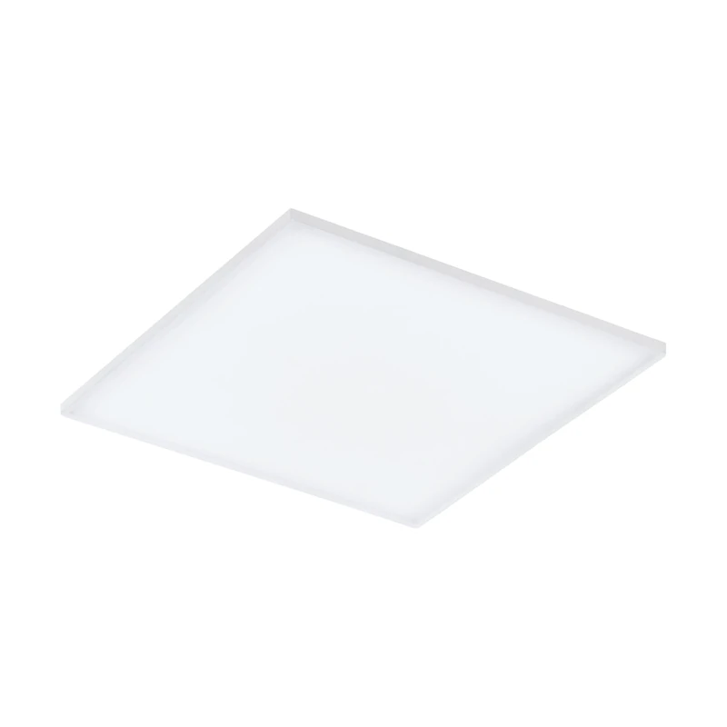 Eglo LED Panel Trupiana, Frameless Ceiling Light Fixture with Remote, 4200 lumens, dimmable Lighting, White Metal, Warm to Cool White, RGB, 58.7 x cm