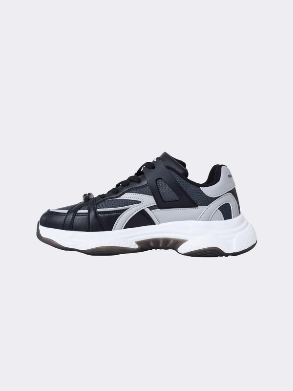 Project X Paris SN23001-BK-Talla(42) Shoes (Men) Talla 42 Color: Black (Calzado-Lifestyle) Pu+Polyester for Adults, Ideal for Everyday Comfort and Style, Black