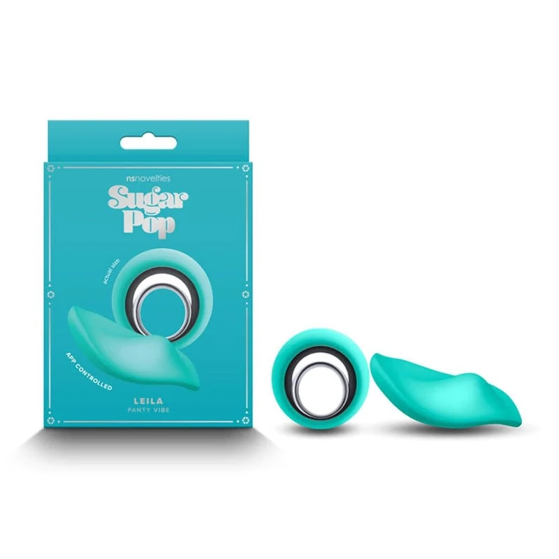 NS Novelties Sugar Pop Leila Teal Vibrator 8 x 4.6 x 3.2 cm