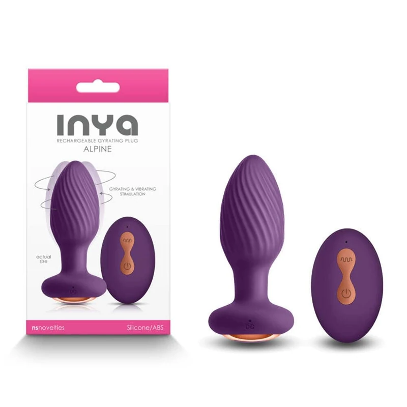NS Novelties Inya Alpine Purple Analplug 9.8 x 3.5 x 3.5 cm