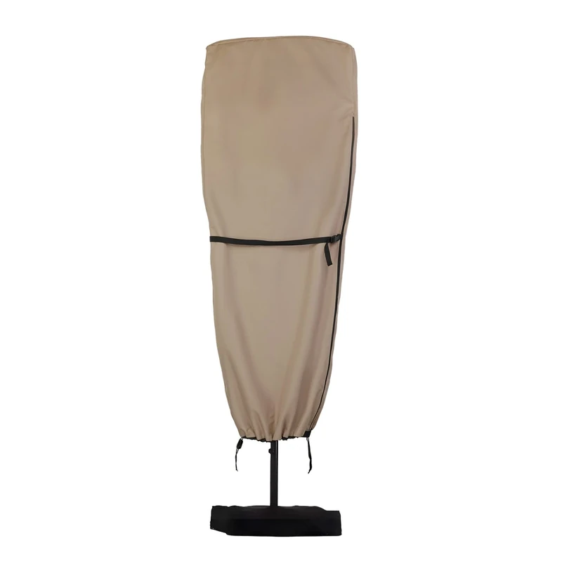 ULTCOVER Patio Umbrella 600D Waterproof Outdoor Market Extra Large Umbrella Cover - Fits Double Sided Umbrella 30-30m