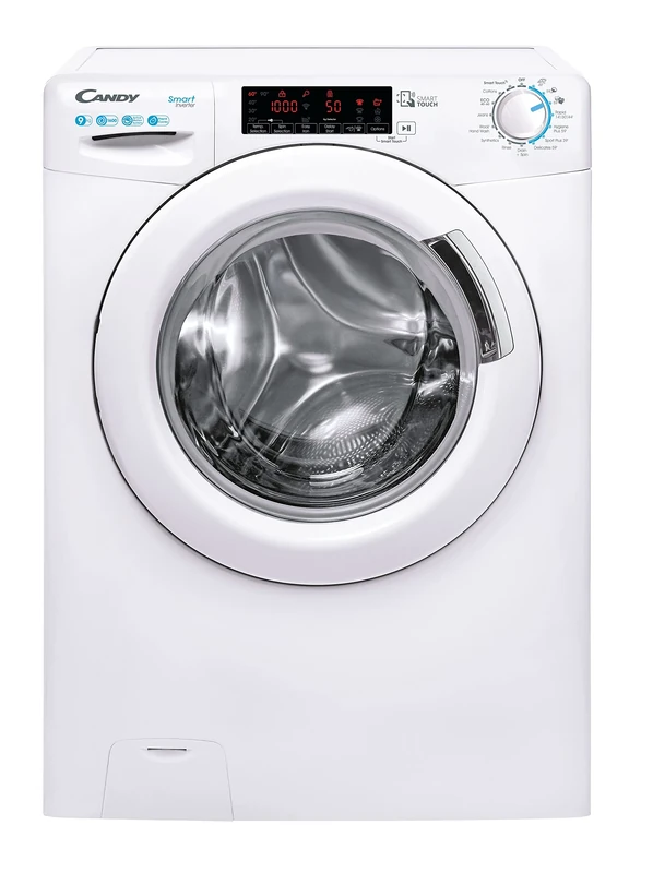 Candy CS69TME/1-80 9kg Washing Machine with 1600 rpm - White - B Rated, Green,white