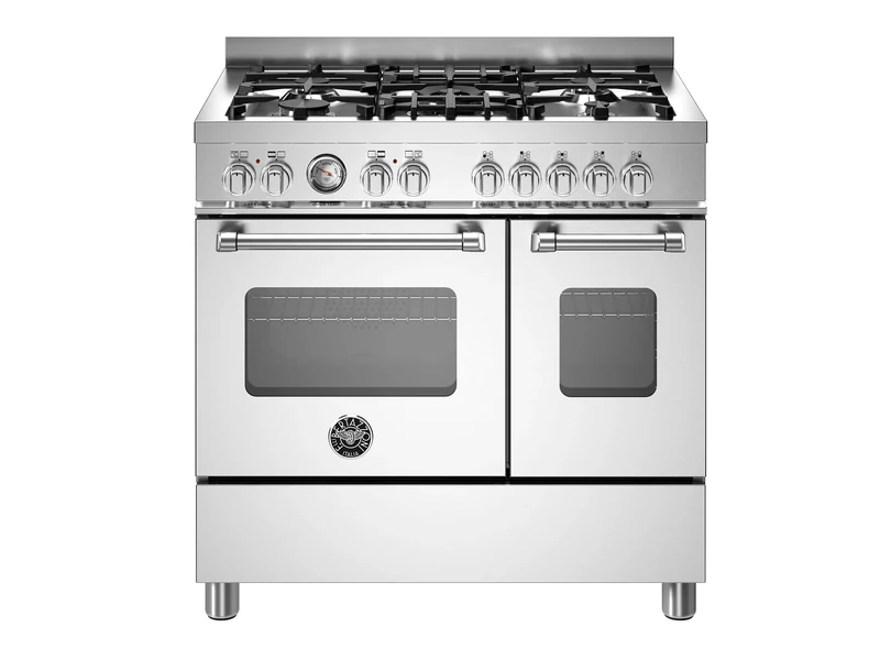Bertazzoni Master Series MAS95C2EXC 90cm Dual Fuel Range Cooker - Stainless Steel - A Rated