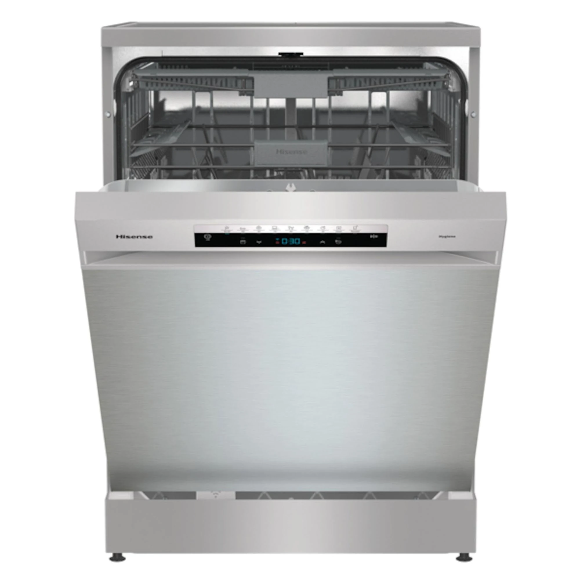 Hisense HS673C60XUK_SS Hisense HS673C60WUK, Freestanding, Full size (60 cm), White, White, Touch, LED