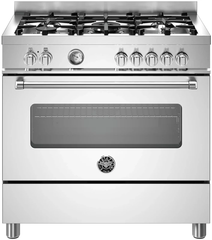 Bertazzoni Master Series MAS95C1EXC 90cm Dual Fuel Range Cooker - Stainless Steel - A Rated