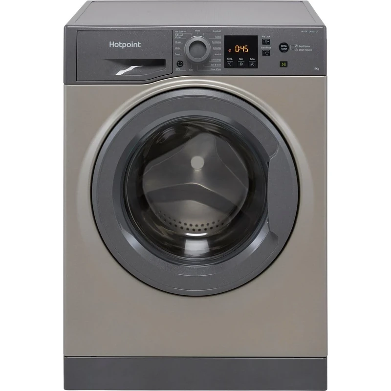 Hotpoint 8kg 1400rpm Freestanding Washing Machine - Graphite