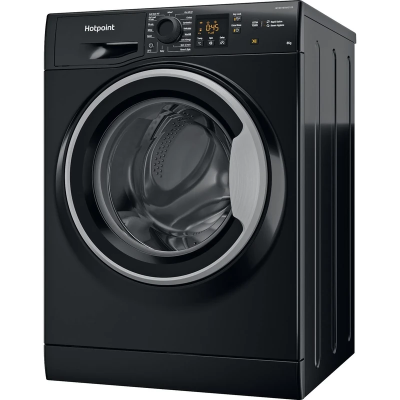 Hotpoint 8kg 1400rpm Freestanding Washing Machine - Black