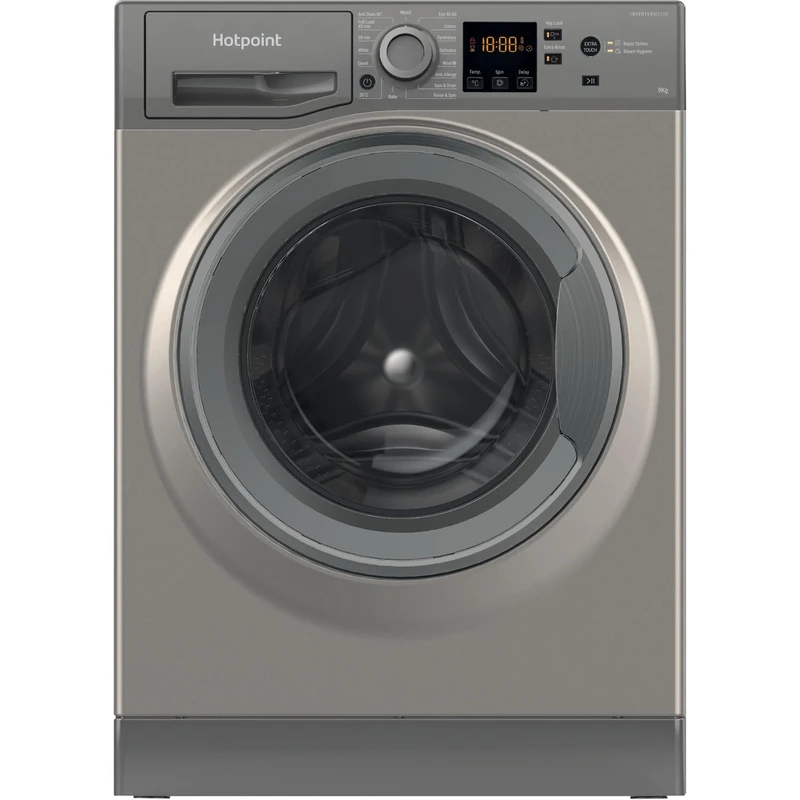 Hotpoint 9kg 1400rpm Freestanding Washing Machine - Graphite