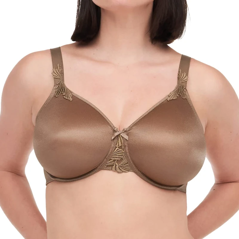 Chantelle Women's, HEDONA, Covering Molded Bra, Women's invisible lingerie, Terracotta, 36B