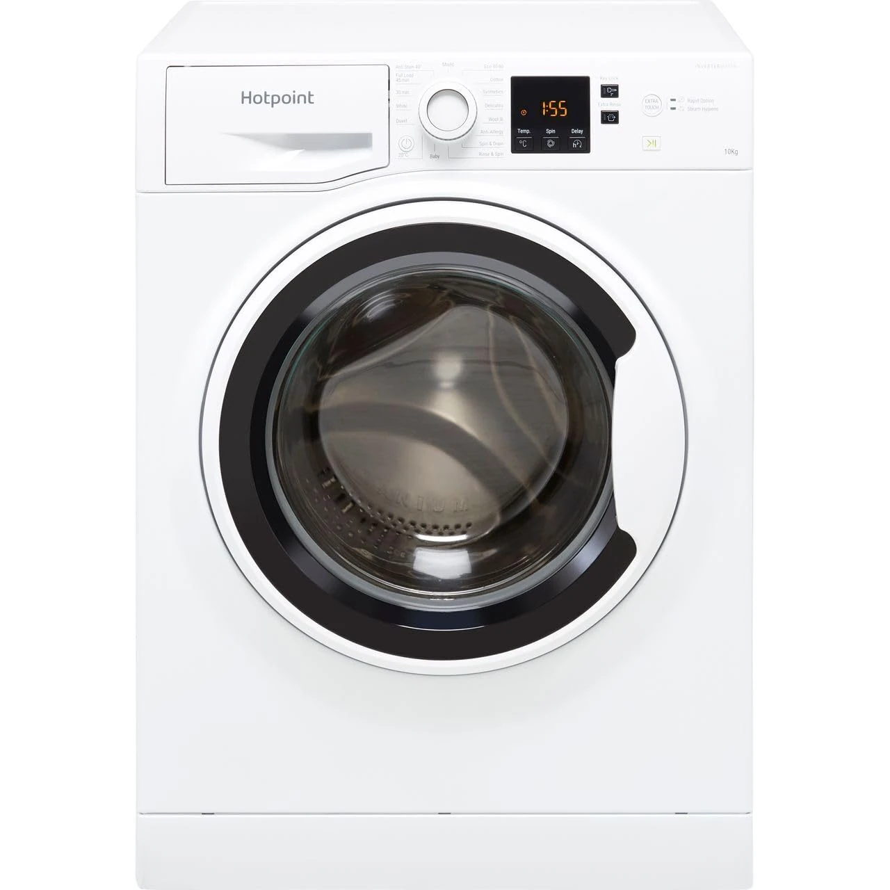 Hotpoint NSWA1045CWWUKN 10Kg Washing Machine 1400 RPM B Rated White 1400 RPM