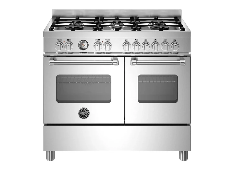 Bertazzoni MAS106L2EXC Dual Fuel Range Cooker - Stainless Steel A Rated