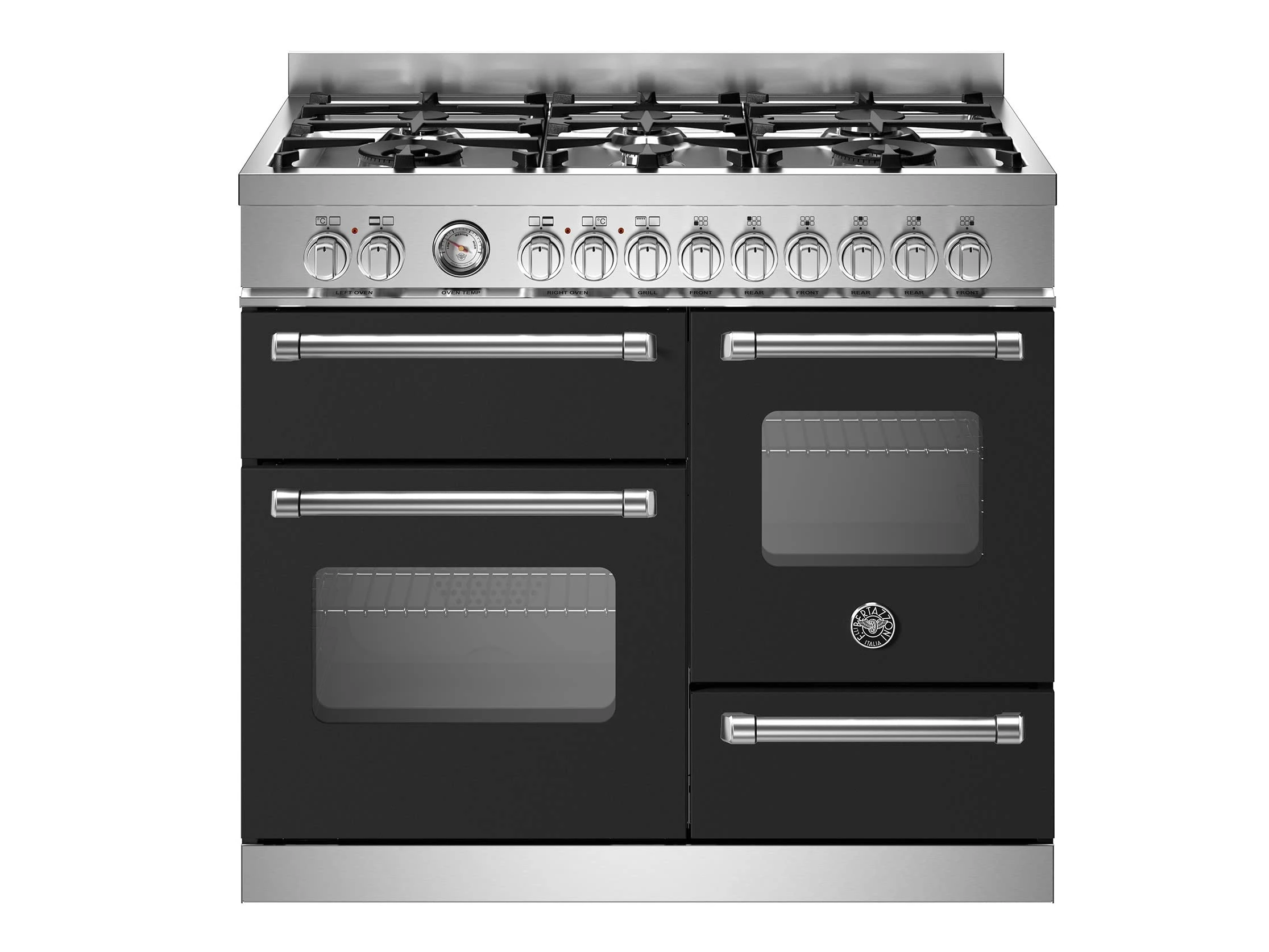 Bertazzoni Master Series MAS106L3ENEC Dual Fuel Range Cooker - Matt Black - A/A Rated
