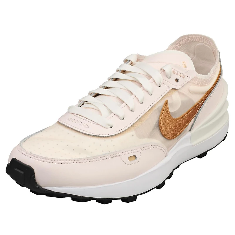 NIKE FB1298-600 Waffle One Sneaker Female Light Soft Pink/Metallic Copper-SAIL UK 5