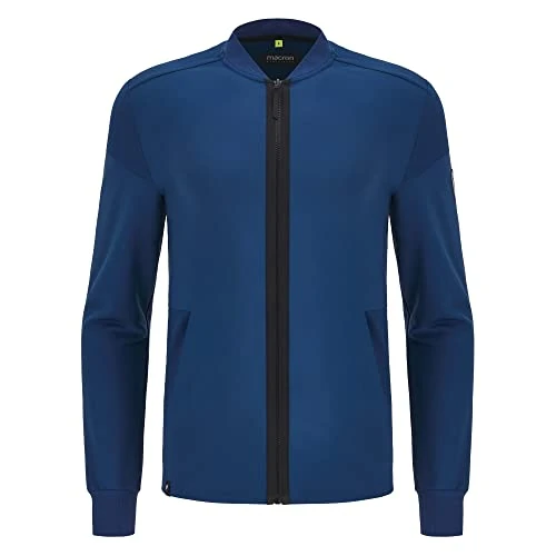 Macron Men's Athleisure Scd Mykonos Varsity Scuba Light Fzip Man Snav, Marine, XX-Large