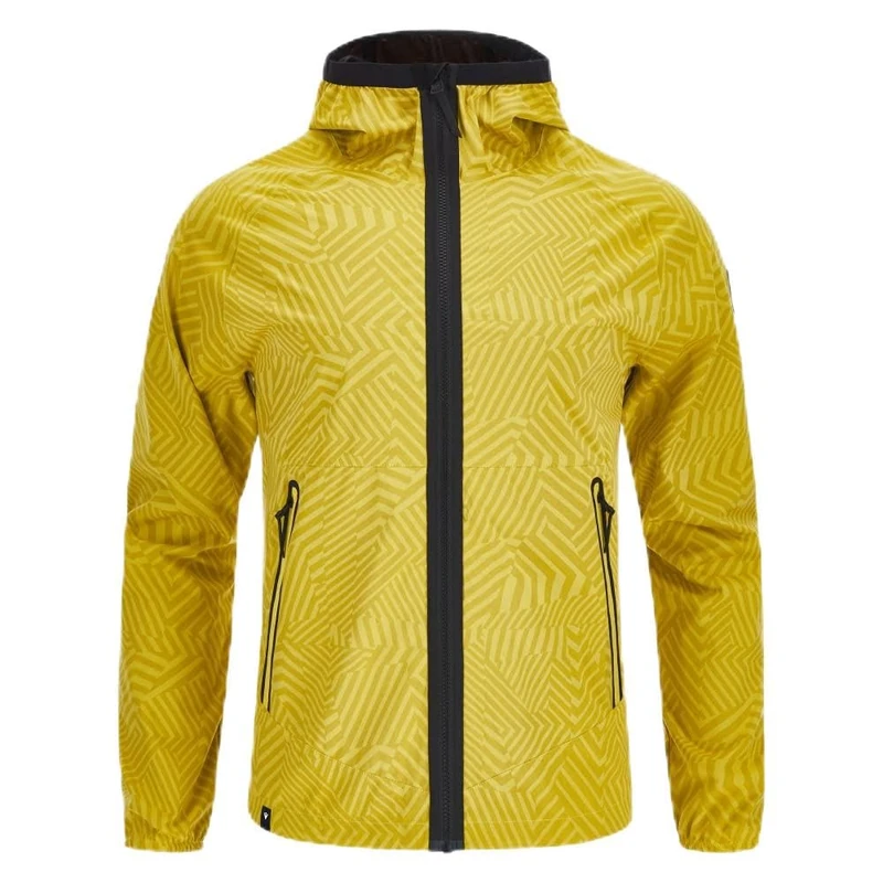 Macron Men's Athleisure Scd Corfu Tech Rain Jacket Hoody Wprf Slyellow, Yellow, L - Image 1
