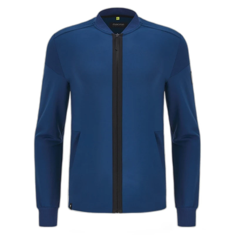 Macron Men's Athleisure Scd Mykonos Varsity Scuba Light Fzip Man Snav, Marine, S