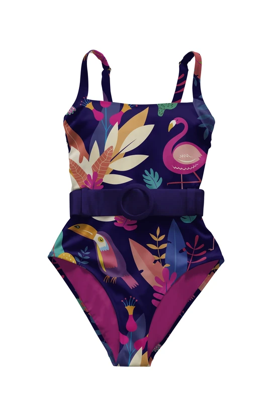 Averie Women's Rayne One Piece Swimsuit, Multi-Coloured, M