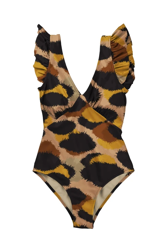 Averie Women's Aluma One Piece Swimsuit, Black, L