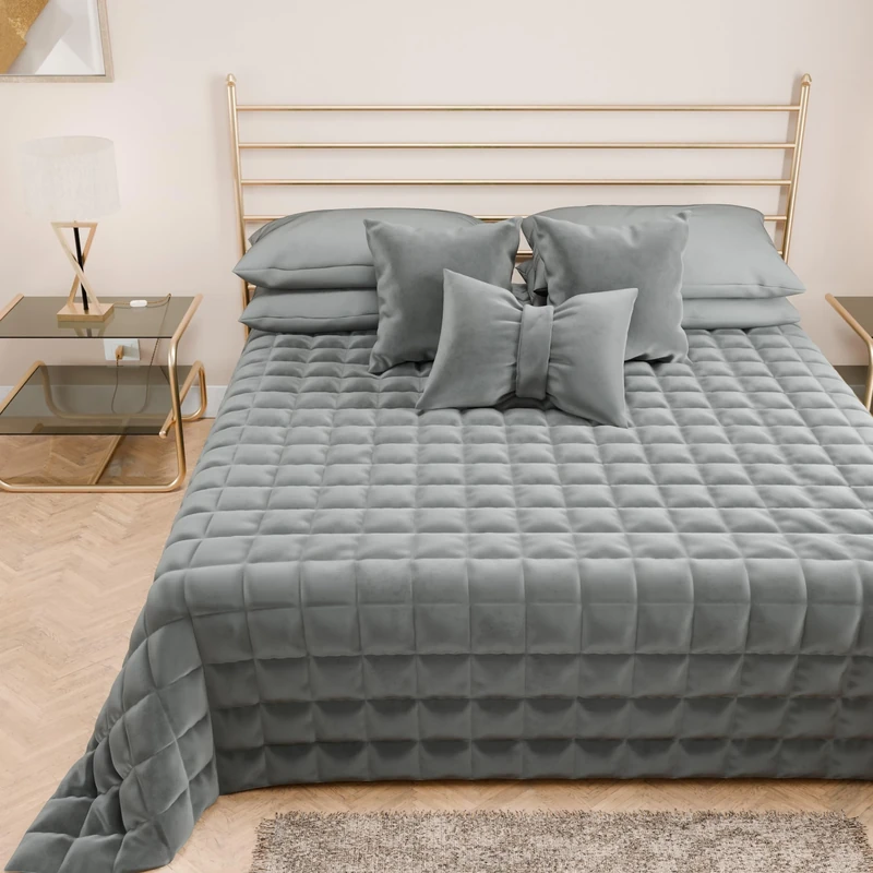 PETTI Artigiani Italiani - One and a Half Bedspread, One and a Half Quilt, Spring Quilt, Soft and Warm Velvet, 100% Made in Italy