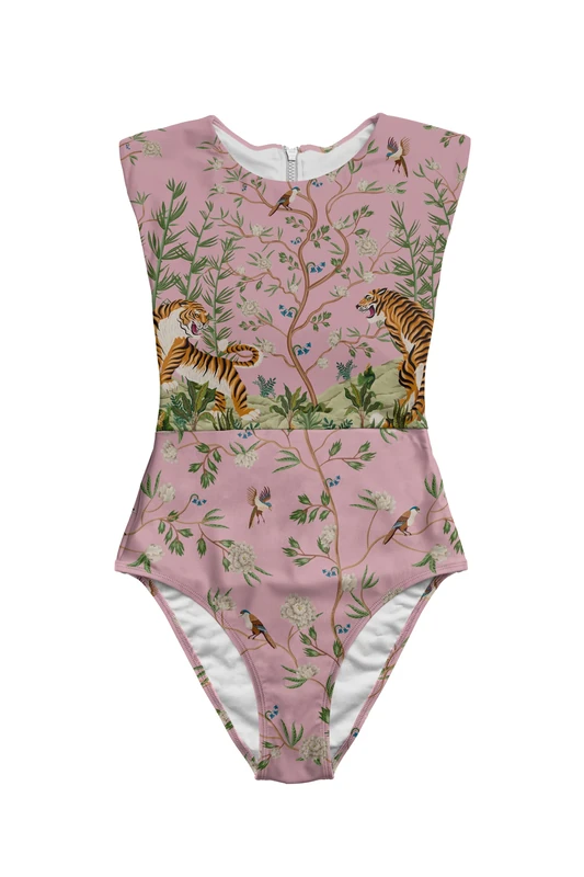 Averie Women's Melina One Piece Swimsuit, Pink, XXXL