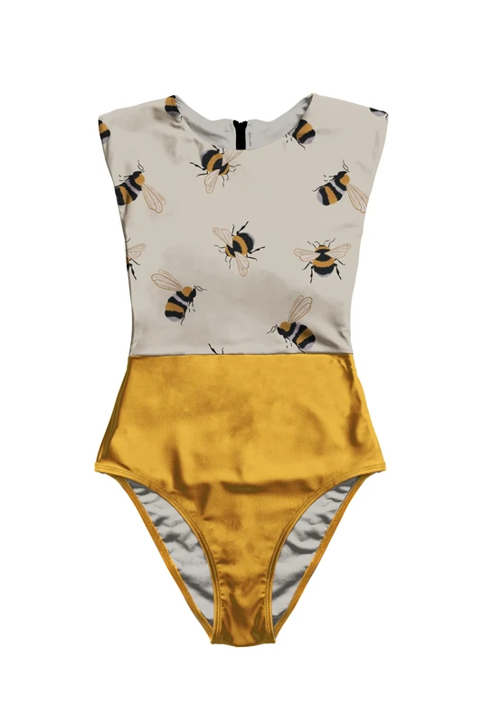 Averie Women's Bea One Piece Swimsuit, White, XL