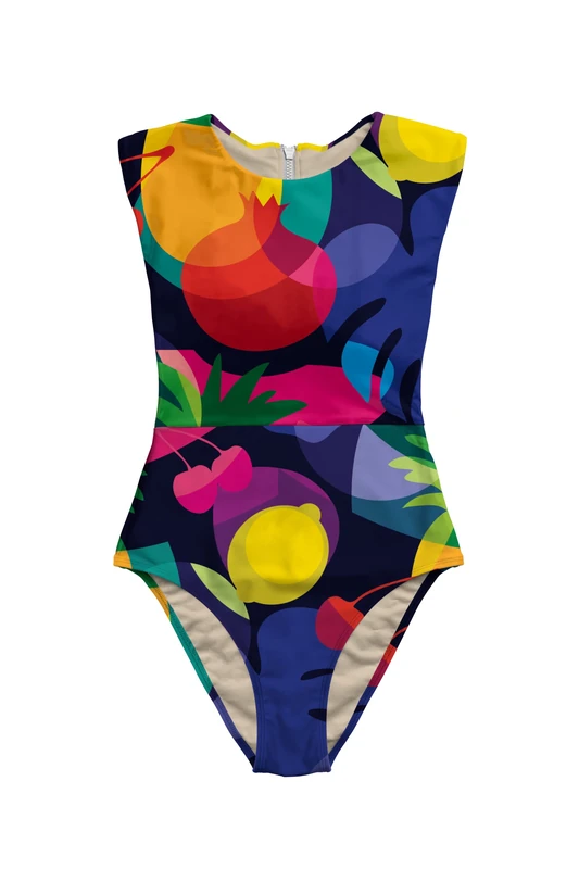 Averie Women's Kylie One Piece Swimsuit, Multi-Coloured, XXXL