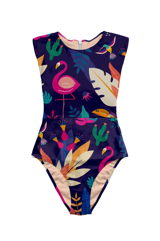 Averie Women's Rayne One Piece Swimsuit, Multi-Coloured, XL