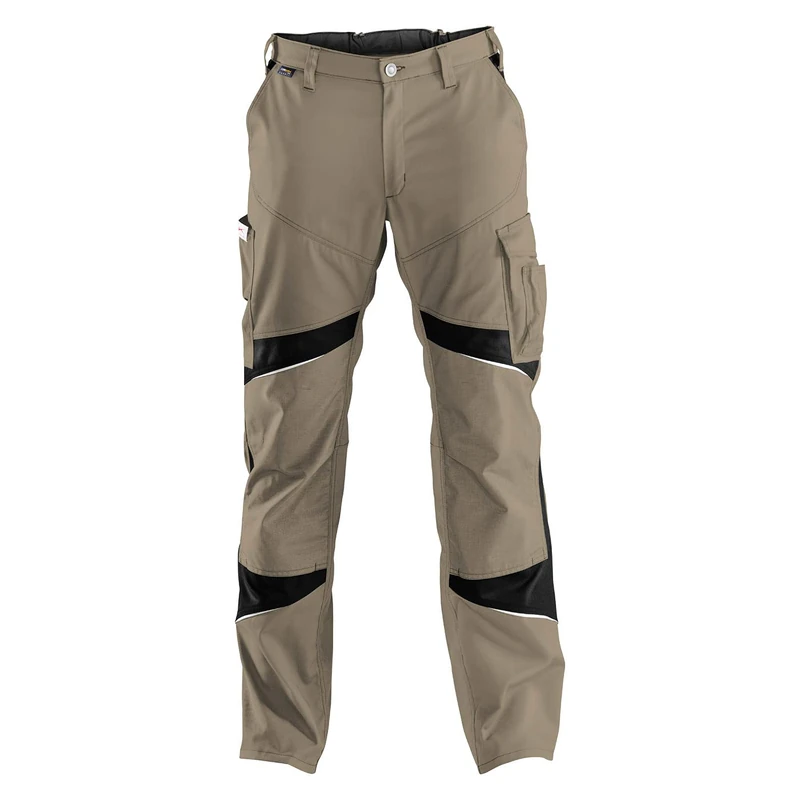 KÜBLER Workwear Women's Trousers, Sand Braun/Black, 24 cm