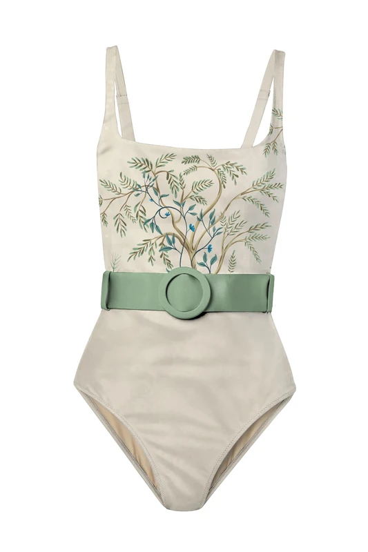 Averie Women's Nadeen One Piece Swimsuit, Multi-Coloured, XL