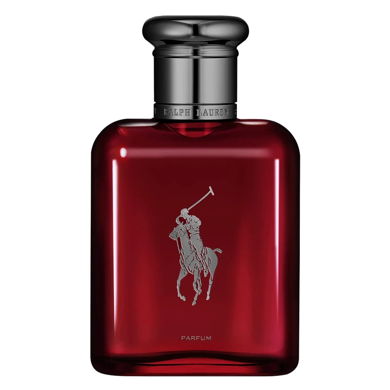 Ralph Lauren Polo Red Parfum, Aftershave for Men, Ambery Woody Scent, Intense Striking Fragrance, Lasting Wear, Luxury Perfume for Men, 75ml