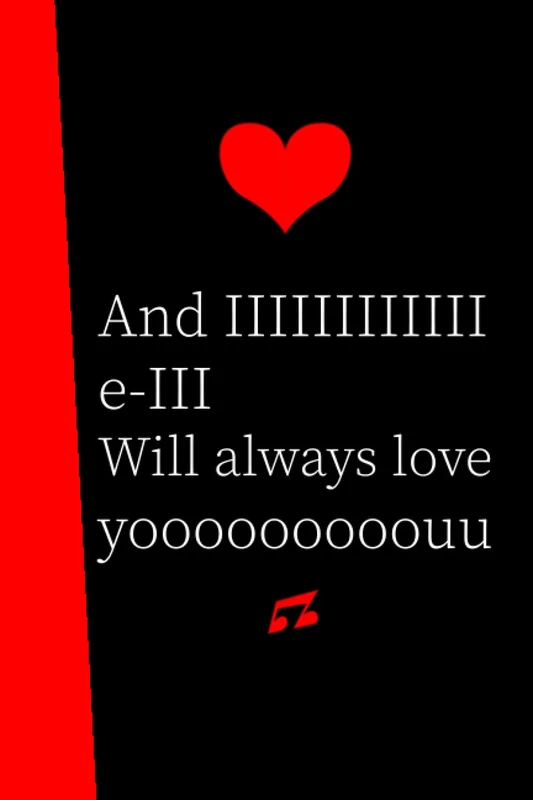 And IIIIIIIII e-lllllll Will always Love Yooooouu: Lined Notebook / Journal Gift, 100 Pages, 6x9, Soft Cover, Matte Finish