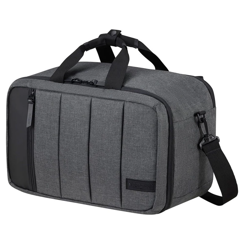American Tourister StreetHero - 3 Way Travel Bag, 38.5 cm, 23.5 L, Gray (Grey Melange)